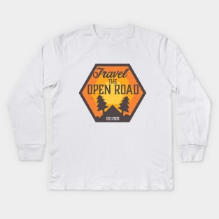 Travel the Open Road Kids Long Sleeve T-Shirt